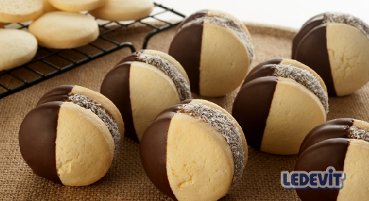 Alfajores bañados en Chocolate