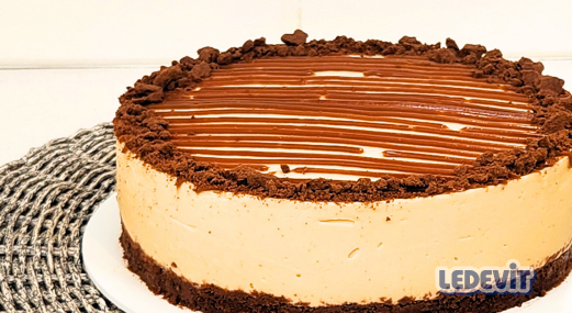 Cheesecake de dulce de leche