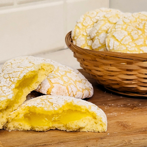 Galletas rellenas con Crema Lemon